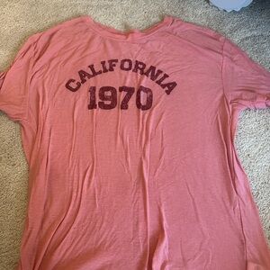 Urban Outfitters California 1970 Coral Tee